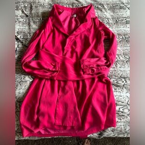 Barbie pink trenchcoat